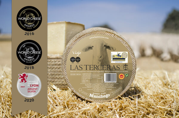 QUESO MANCHEGO VIEJO ARTESANO D.O.P LAS TERCERAS 3KG