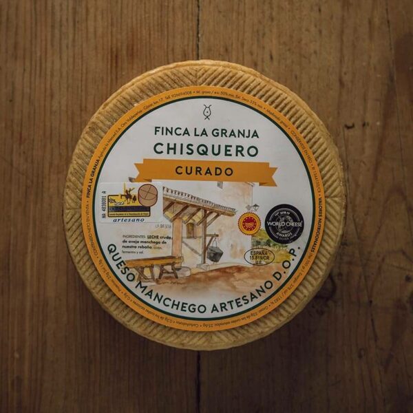 Chisquero, Queso Manchego Artesano Curado D.O.P. 3 kg. - Imagen 2