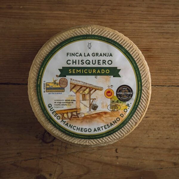 Chisquero, Queso Manchego Artesano Semicurado D.O.P. 3 kg. - Imagen 2