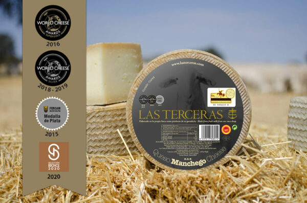 QUESO MANCHEGO CURADO D.O.P LAS TERCERAS 3KG