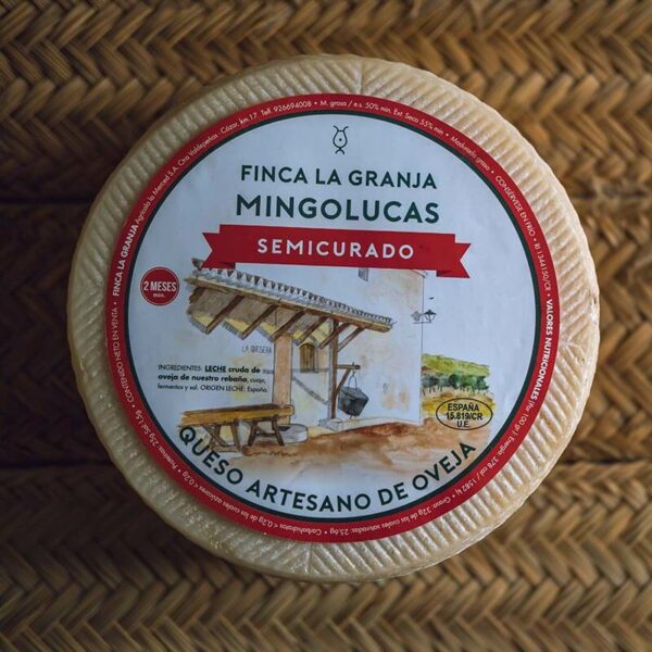 Mingolucas, Queso Artesano Semicurado 2 kg.